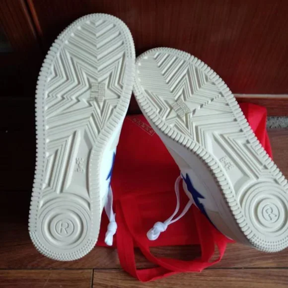 BAPE STAxMarvel Collection Cream Flats